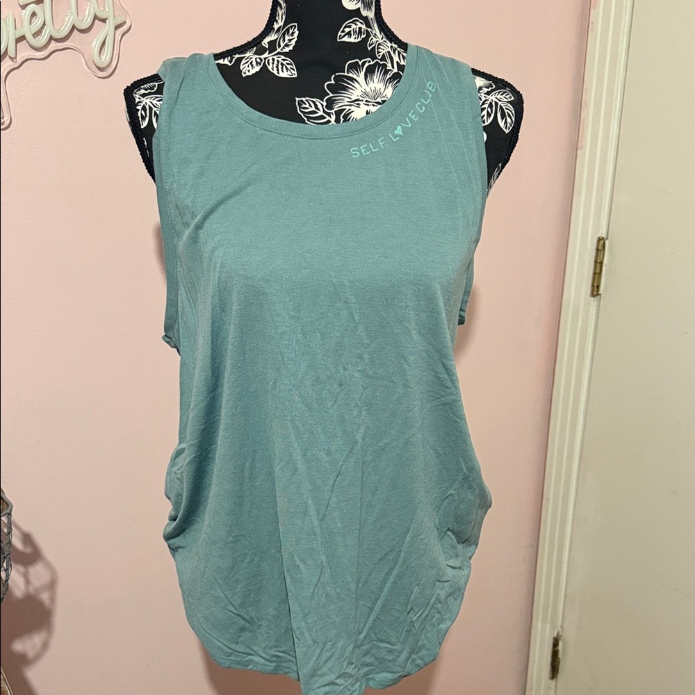 Old Navy Women's Blue Muscle Tee